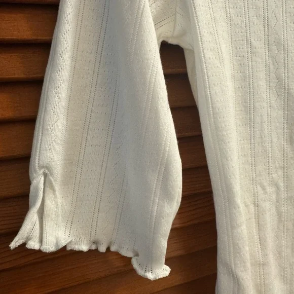 NWT Natural Life White Fitted Blouse - Picture 5 of 7